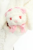 画像2: BABY,THE STARS SHINE BRIGHT / うさくみゃマフラー  シロ×ピンク O-26-02-24-2041-BA-ZA-IG-OS (2)