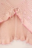画像2: PINK HOUSE / 薔薇編みストール  ピンク O-26-02-24-019-LO-ZA-IG-OS (2)