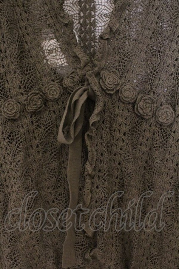 画像2: INGEBORG / 編みカーディガン  チャコール O-26-02-24-021-LO-TO-IG-OS (2)