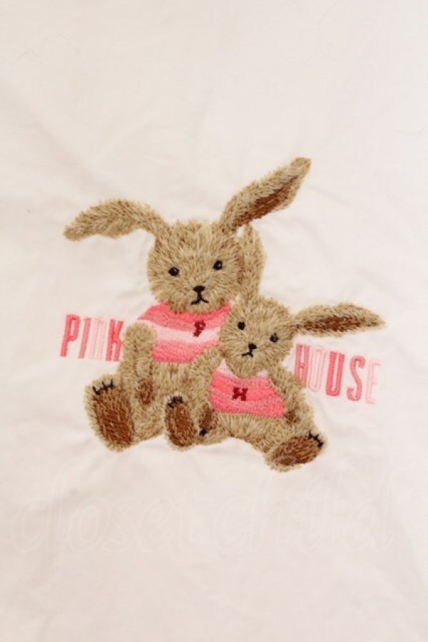 画像2: PINK HOUSE / ラビット刺繍セーラブラウス【お直しあり】  オフ O-26-02-24-022-LO-BL-IG-OS (2)
