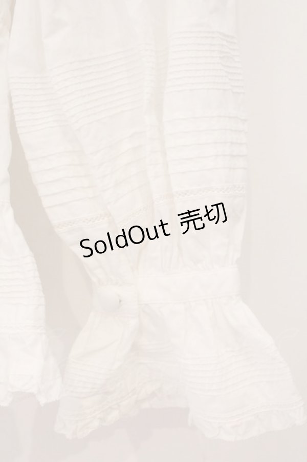 画像3: PINK HOUSE / フリルタックブラウスカーディガン【お直しあり】  シロ O-26-02-24-026-LO-BL-IG-OS (3)