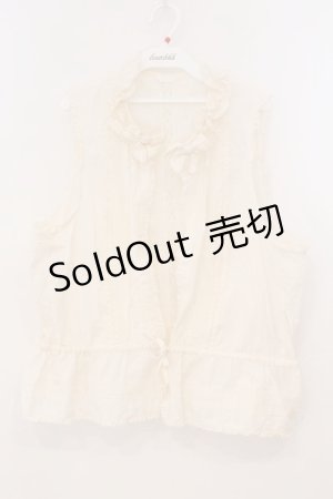 画像: PINK HOUSE / リボンレースピンタックブラウス【お直しあり】  アイボリー O-26-02-24-027-LO-BL-IG-OS