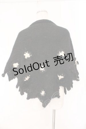 画像: WONDERFUL WORLD / モヘア三角ストール  ブラック O-26-02-26-044-LO-ZA-IG-OS