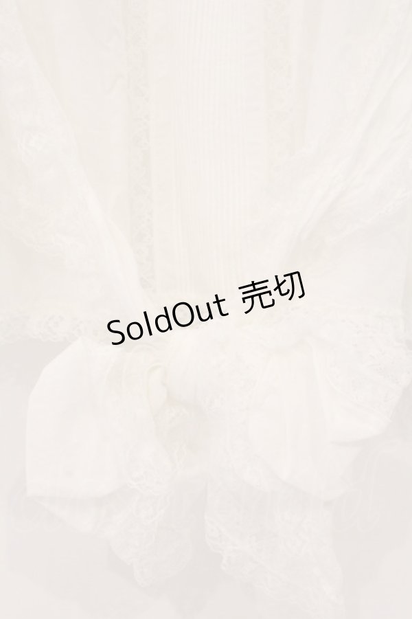 画像4: PINK HOUSE / バックリボンフリルタックブラウス【お直しあり】  シロ O-26-02-26-045-LO-BL-IG-OS (4)