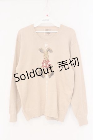 画像: PINK HOUSE / うさぎニット  ピンク O-26-02-26-047-LO-TO-IG-OS