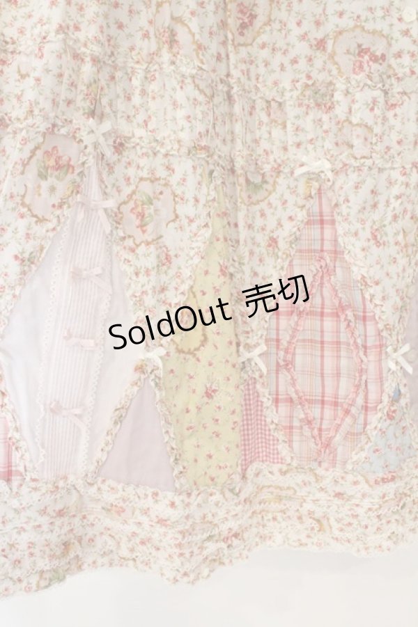 画像3: PINK HOUSE / フェリーチェ 柄 パッチワークスカート【お直しあり】  ピンク O-26-02-26-048-LO-SK-IG-OS (3)