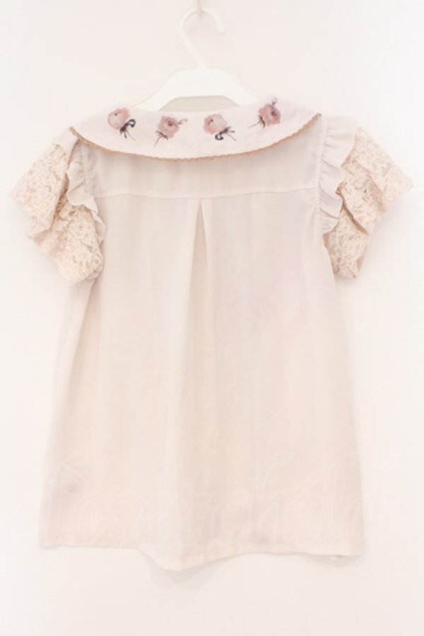 画像3: LIZ LISA / ROSEブラウス  アイボリー×ブラウン系 O-26-02-26-049-LO-BL-IG-OS (3)