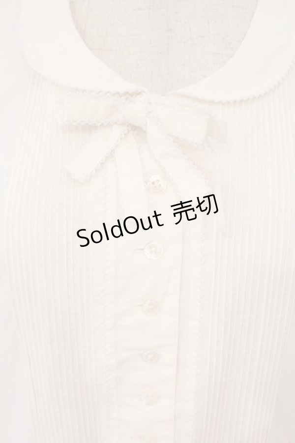 画像2: WONDERFUL WORLD / タックリボンワンピース  シロ O-26-02-26-053-LO-OP-IG-OS (2)