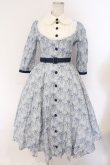画像1: Innocent World / 英国の花園ワンピース M ブルー O-26-02-26-057-IW-OP-IG-OS (1)