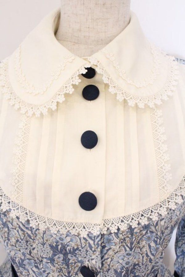 画像2: Innocent World / 英国の花園ワンピース M ブルー O-26-02-26-057-IW-OP-IG-OS (2)