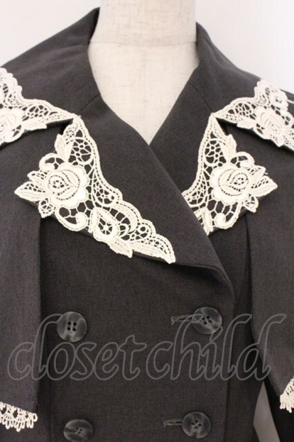 画像2: Innocent World / ヴィクトリアンコートワンピース M グレー O-26-02-26-060-IW-OP-IG-OS (2)