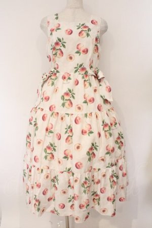 画像: Melody BasKet / Peach Artジャンパースカート M アイボリー O-26-02-26-062-LO-OP-IG-OS