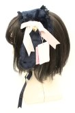画像2: Angelic Pretty / ロップイヤーBunnyヘッドドレス  ネイビー×ピンク O-26-02-26-1039-AP-AC-IG-OS (2)