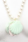 画像1: Q-pot. / シェルマカロン・パールネックレス  ミント O-26-02-26-1041-QP-AC-OW-OS (1)
