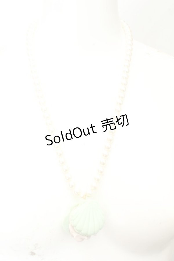 画像3: Q-pot. / シェルマカロン・パールネックレス  ミント O-26-02-26-1041-QP-AC-OW-ZT639 (3)