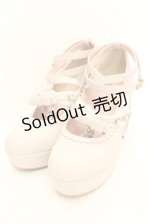 画像: LIZ LISA / ビジューストラップ2連リボンパンプス M ピンク O-26-02-26-1042-LO-SH-OW-OS