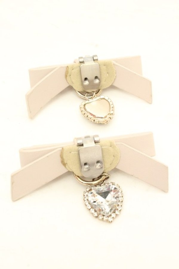 画像10: LIZ LISA / ビジューストラップ2連リボンパンプス M ピンク O-26-02-26-1042-LO-SH-OW-OS (10)