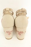 画像3: axes femme / 刺繍スカラップパンプス L ベージュ O-26-02-26-1045-AX-SH-IG-OS (3)