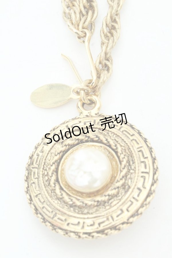 画像2: KANEKO ISAO / パール配色チェーンベルト  ゴールド O-26-02-26-1006-EL-ZA-IG-ZT0308C (2)