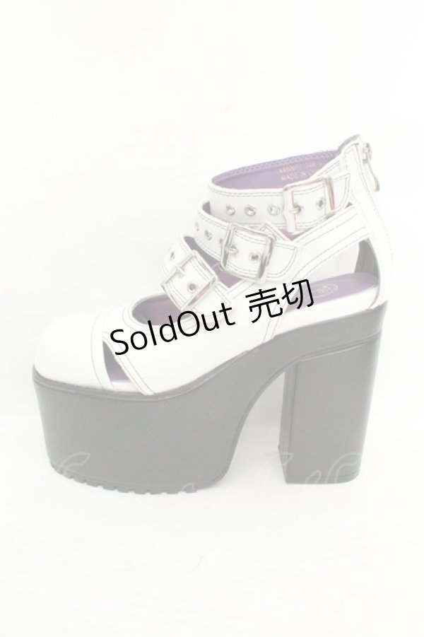 画像6: YOSUKE / 厚底パンプス L ホワイト O-26-02-26-1047-PU-SH-OW-OS (6)