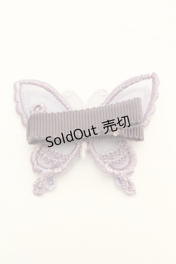 画像2: abilletage / バタフライクリップ  ラベンダー O-26-02-26-1059-GO-AC-OW-OS (2)