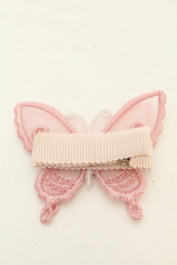 画像2: abilletage / バタフライクリップ  ピンク O-26-02-26-1065-GO-AC-OW-OS (2)