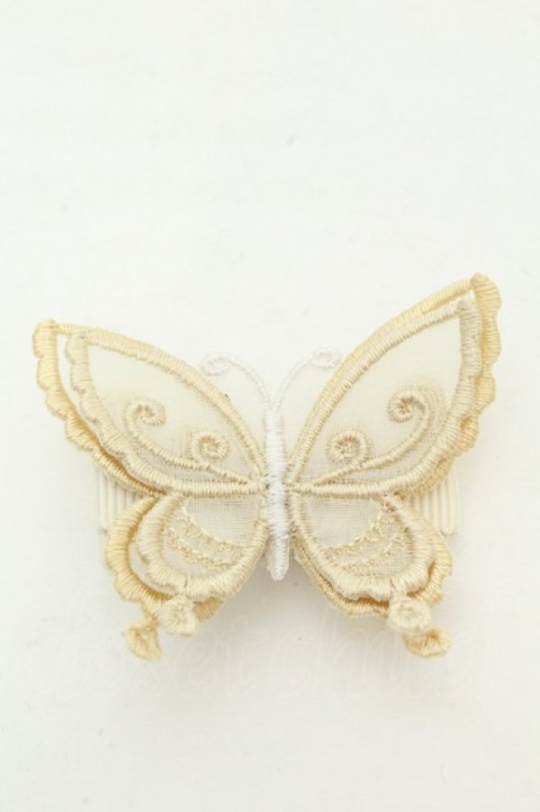 画像1: abilletage / バタフライクリップ  イエロー O-26-02-26-1066-GO-AC-OW-OS (1)