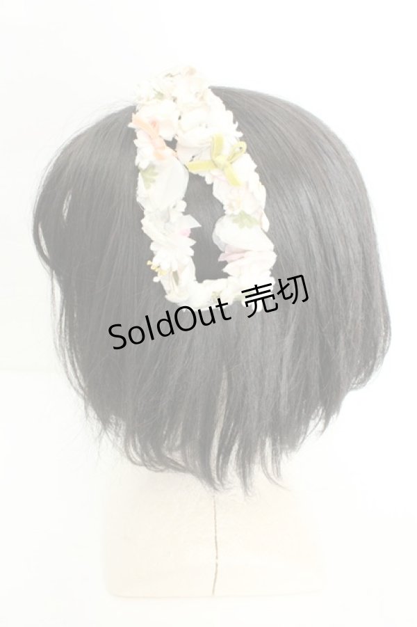 画像3: Belle des Poupee / フラワーカチューシャ  キナリ O-26-02-26-1067-PU-AC-OW-OS (3)