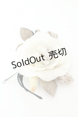 画像: WONDERFUL WORLD / フラワーコサージュぱっちんピン  - O-26-02-26-1009-LO-AC-IG-OS