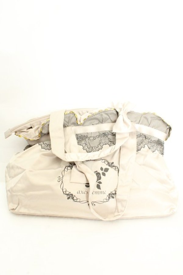 画像2: axes femme / DISNEYコラボアリスバッグ  グレージュ O-26-02-26-1072-AX-BG-OW-OS (2)