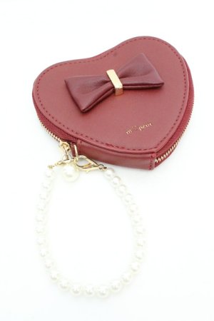 画像: m petit by misako / ハート型コインケース  アカ O-26-02-26-1077-LO-ZA-OW-OS