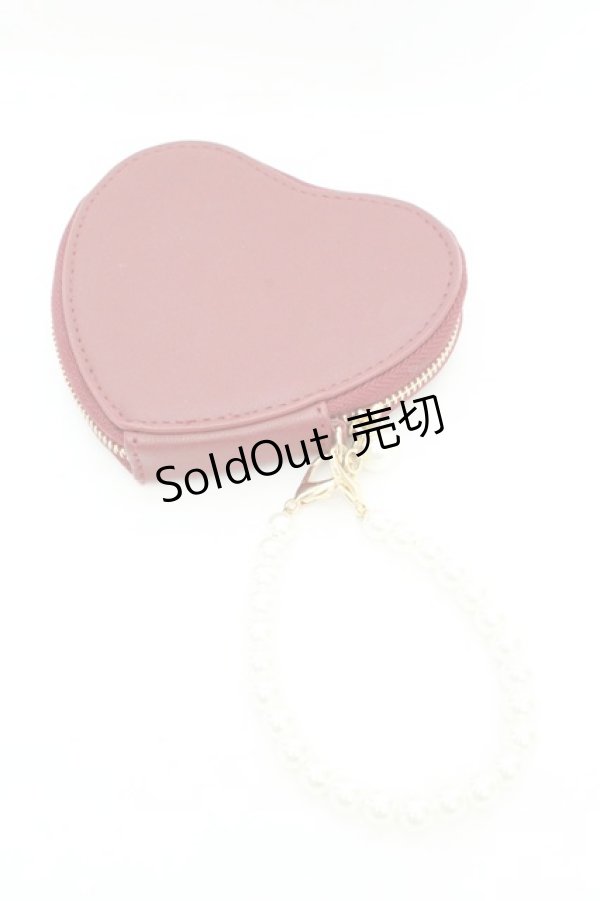 画像2: m petit by misako / ハート型コインケース  アカ O-26-02-26-1077-LO-ZA-OW-ZTK015 (2)