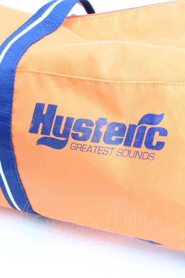 画像2: HYSTERIC GLAMOUR / GUITAR GIRL ミニドラムバッグ  オレンジ O-26-02-26-1087-PU-BG-YM-OS (2)
