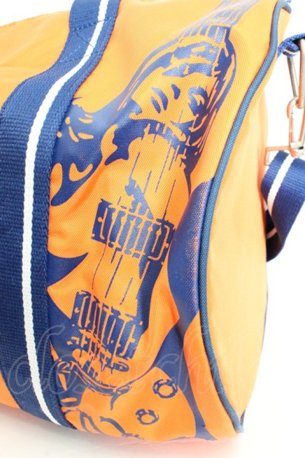 画像3: HYSTERIC GLAMOUR / GUITAR GIRL ミニドラムバッグ  オレンジ O-26-02-26-1087-PU-BG-YM-OS (3)