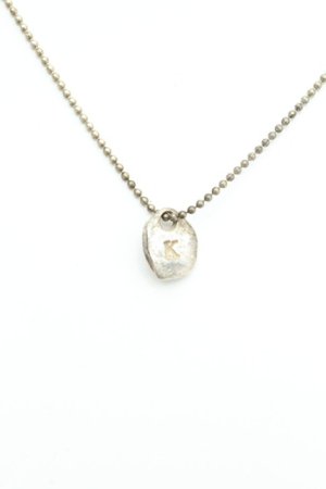 画像: KANEKO ISAO / Kロゴネックレス  シルバー O-26-02-26-1011-EL-AC-IG-OS