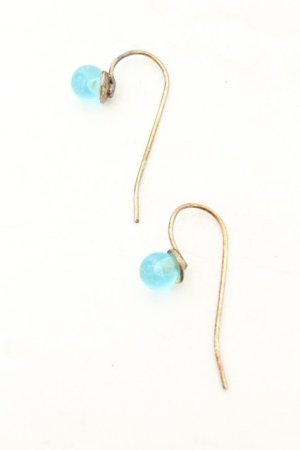 画像: KANEKO ISAO / クリアストーンピアス  ブルー O-26-02-26-1015-EL-AC-IG-OS