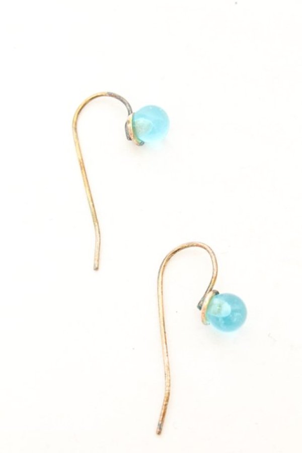 画像2: KANEKO ISAO / クリアストーンピアス  ブルー O-26-02-26-1015-EL-AC-IG-OS (2)