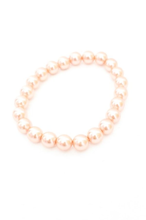 画像2: WONDERFUL WORLD / 人工真珠ブレスレット  オレンジ系 O-26-02-26-1024-LO-AC-IG-OS (2)