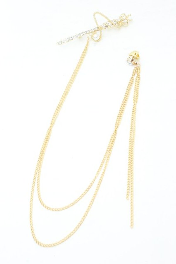 画像2: Silent Mars（海外ロリータブランド） / ブローチ  アンティークゴールド O-26-02-26-1027-PU-ZA-YM-OS (2)