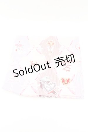 画像: BABY,THE STARS SHINE BRIGHT / うさくみゃちゃんのおしゃれスウィートタイム柄ハンカチ  ピンク系 O-26-02-26-1031-BA-ZA-OW-OS