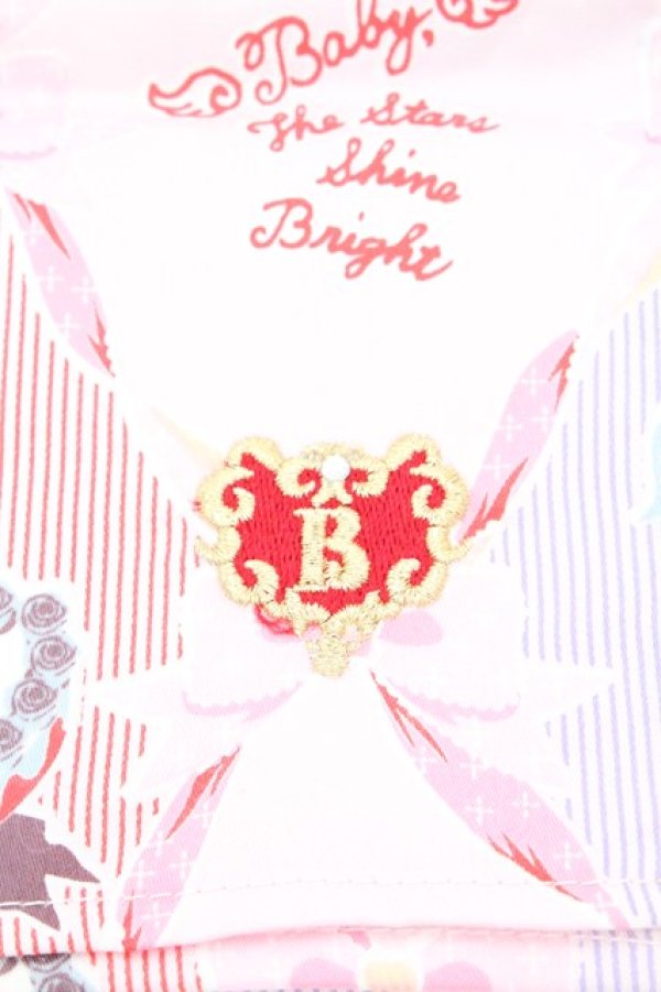 画像2: BABY,THE STARS SHINE BRIGHT / うさくみゃちゃんのおしゃれスウィートタイム柄ハンカチ  ピンク系 O-26-02-26-1031-BA-ZA-OW-OS (2)