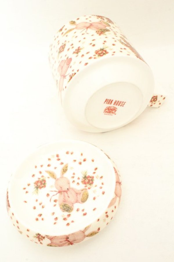 画像3: PINK HOUSE / アーカイブプリントマグカップ  ギンガムうさぎ O-26-02-26-1003-LO-ZA-IG-OS (3)