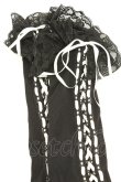画像2: HANGRY&ANGRY / H&A ANGRY＆KOUMOTITA KNEE HIGH LACE UP SOCKS　ソックス  ブラック×ホワイト O-26-02-26-1037-HN-ZA-OW-OS (2)