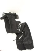 画像4: HANGRY&ANGRY / H&A ANGRY＆KOUMOTITA KNEE HIGH LACE UP SOCKS　ソックス  ブラック×ホワイト O-26-02-26-1037-HN-ZA-OW-OS (4)