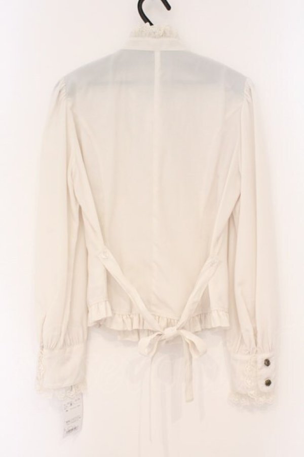 画像5: Innocent World / ルーシーブラウス M 生成り×ブラウン O-26-02-26-065-IW-BL-IG-OS (5)