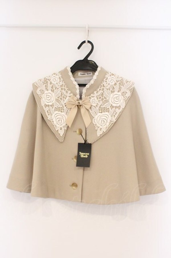 画像1: Innocent World / 白薔薇ケープ M ベージュ O-26-02-26-066-IW-JA-IG-OS (1)