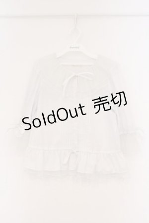 画像: Melody BasKet / Alice in Melodylandブラウス  シロ O-26-02-26-068-LO-BL-IG-OS