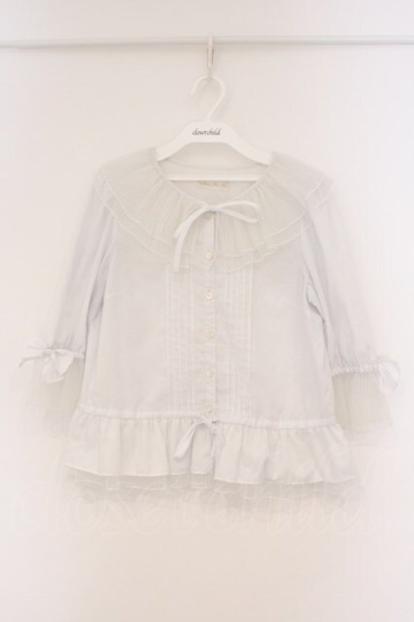 画像1: Melody BasKet / Alice in Melodylandブラウス  シロ O-26-02-26-068-LO-BL-IG-OS (1)