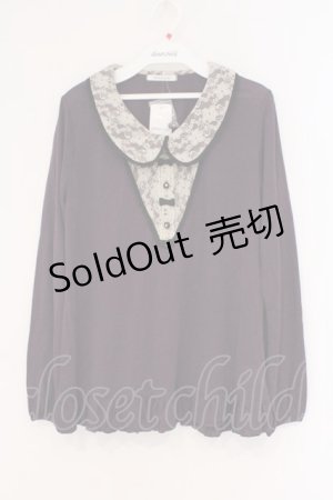 画像: axes femme / 衿付きプルオーバー M パープル O-26-02-26-012-AX-TO-IG-OS