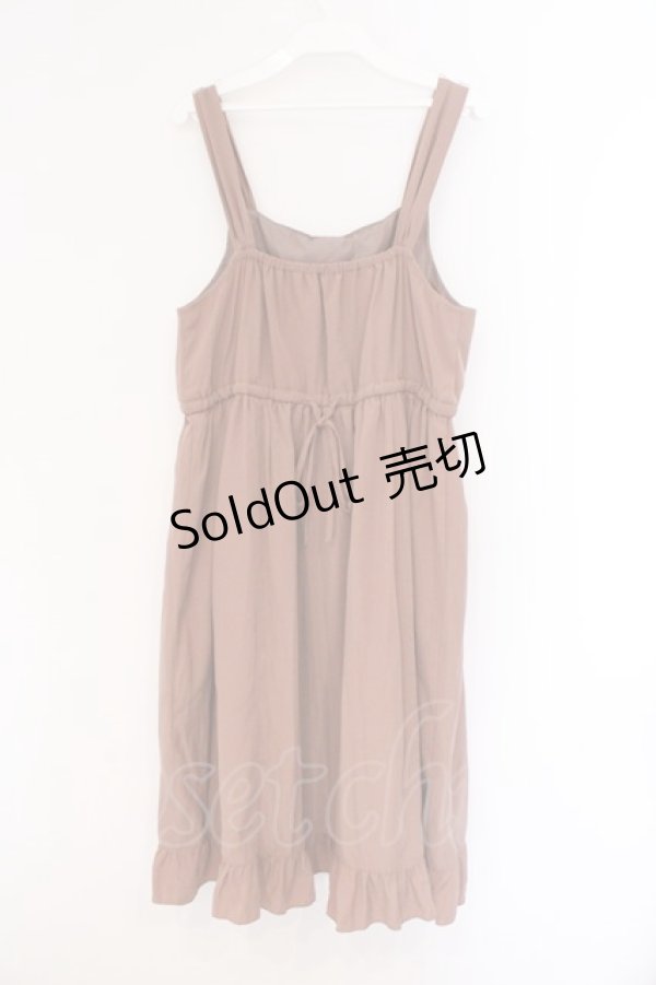 画像2: axes femme / スリットリボンワンピース M オレンジ系 O-26-02-26-096-AX-OP-IG-OS (2)